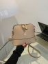 Geometric Embossed Deer Decor Dome Bag