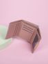 Metal Decor Small Wallet