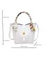 Mini Lychee Embossed Square Bag