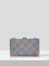 Mini Plaid Pattern Square Bag