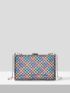 Mini Plaid Pattern Square Bag