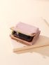 Floral Pattern Kiss Lock Small Wallet