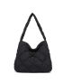 Geometric Quilted Hobo Bag