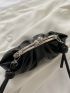 Mini Kiss Lock Ruched Bag
