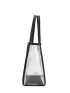 3pcs Bag Set Tote Shoulder Bag Purse Clear Design