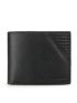 Letter Graphic Small Wallet Bifold Black