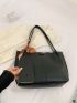 Twilly Scarf Decor Shoulder Tote Bag