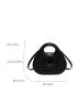 Crocodile Embossed Saddle Bag