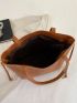 Medium Tote Bag Solid Color Double Handle