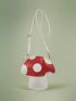 Fairycore Cartoon Mushroom Design Novelty Bag