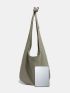 Minimalist Canvas Hobo Bag