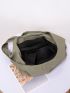 Minimalist Canvas Hobo Bag