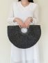 Minimalist Straw Bag
