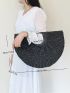 Minimalist Straw Bag