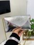 Holographic Flap Chain Square Bag