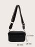 Letter Embossed Square Bag
