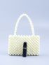 Mini Beaded Satchel Bag