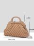 Quilted Chain Clutch Bag