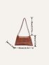 Studded Decor Square Bag