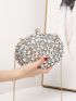 Mini Rhinestone Decor Box Bag