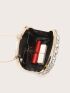Mini Rhinestone Decor Box Bag