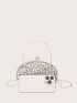 Mini Rhinestone Decor Box Bag