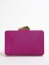 Mini Chain Satin Square Bag