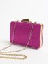 Mini Chain Satin Square Bag