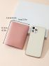 Women's 3-Fold Short Wallet Stylish, Multi-functional PU Clutch For Cash & Coins