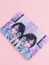 X angelcry3 Figure Print Passport Case