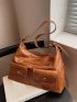 Pocket Front Shoulder Bag
