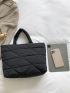 Quilted Top Handle Bag