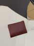 Heart Zipper Snap Button Small Wallet