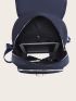 Metal Lock Flap Backpack
