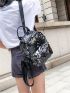 Mini Sequin Decor Classic Backpack