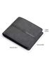Letter Graphic Small Wallet PU