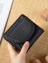 Litchi Embossed Small Wallet