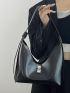 Twist Lock Hobo Bag