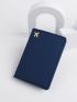 Metallic Plane Pattern Passport Case