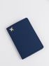 Metallic Plane Pattern Passport Case