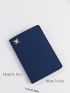 Metallic Plane Pattern Passport Case