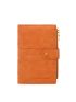 Letter Embossed Snap Button Passport Case