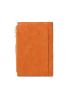 Letter Embossed Snap Button Passport Case