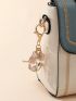 Cat & Flower Decor Bag Charm Keychain Car Pendant Phone Ornament