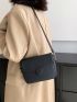 Mini Stitch Detail Flap Square Bag