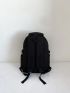 Men Letter Graphic Patch Detail Casual Daypack