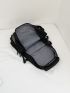 Men Letter Graphic Patch Detail Casual Daypack