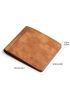 Letter Detail Small Wallet PU