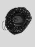 Mini Sequin Decor Square Bag