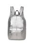 Metallic Pocket Front Fashion Backpack